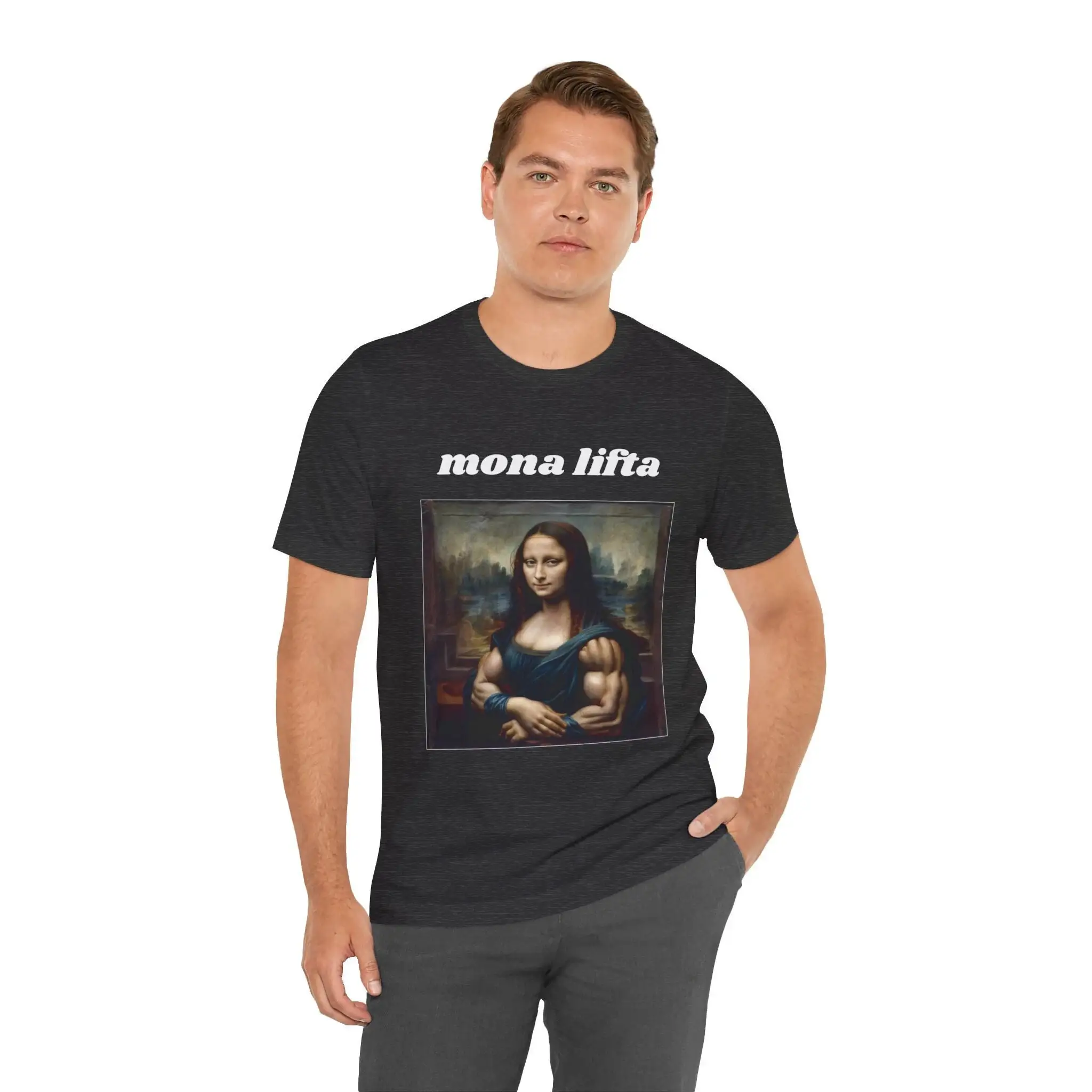 Muscle Tee Workout - Mona Lifta T Shirt Bodybuilding Lisa