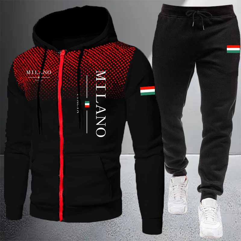 Mens Fashion Zip Up - 2026 High-end Men's Clothes Zip Hooded
