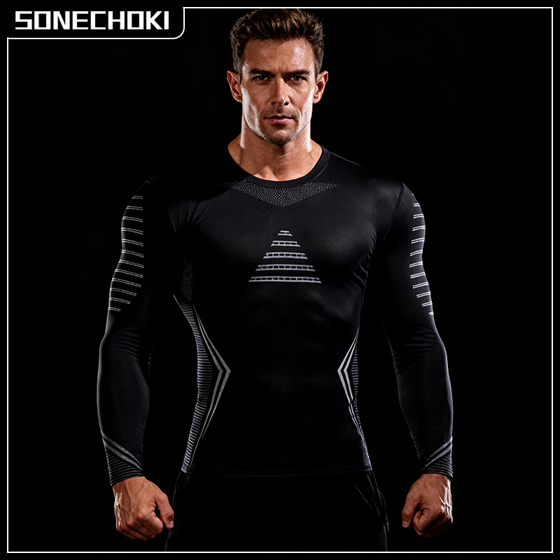 Muscle Tee Workout - Compression Running Shirt Men Quick Dry