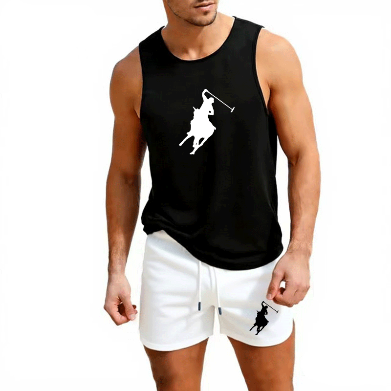 Men'S Fashion - European Men Summer Vest and Shorts