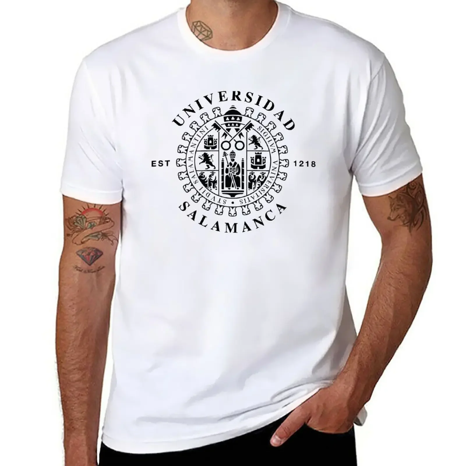 Men'S Fashion University - University of Salamanca T-Shirt Korean Fashion