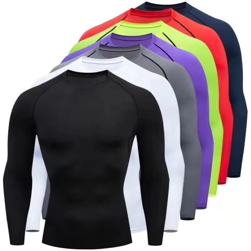 Muscle Tee Workout - Compression Running Top Men Long Sleeve