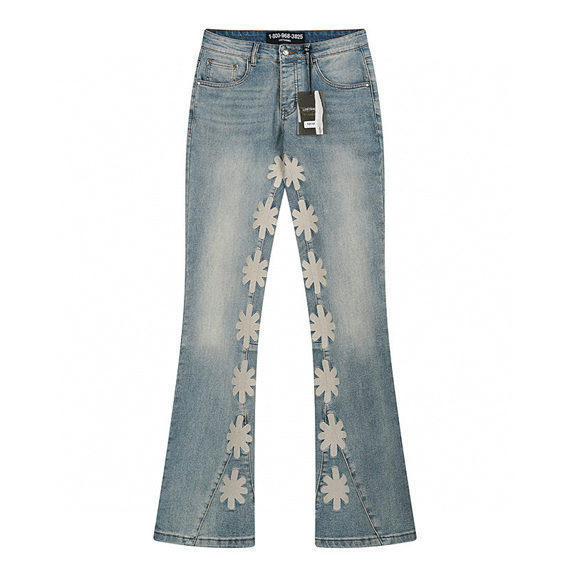 Men'S Fashion Jeans And Boots - Simple Heavy Duty Embroidery High Quality