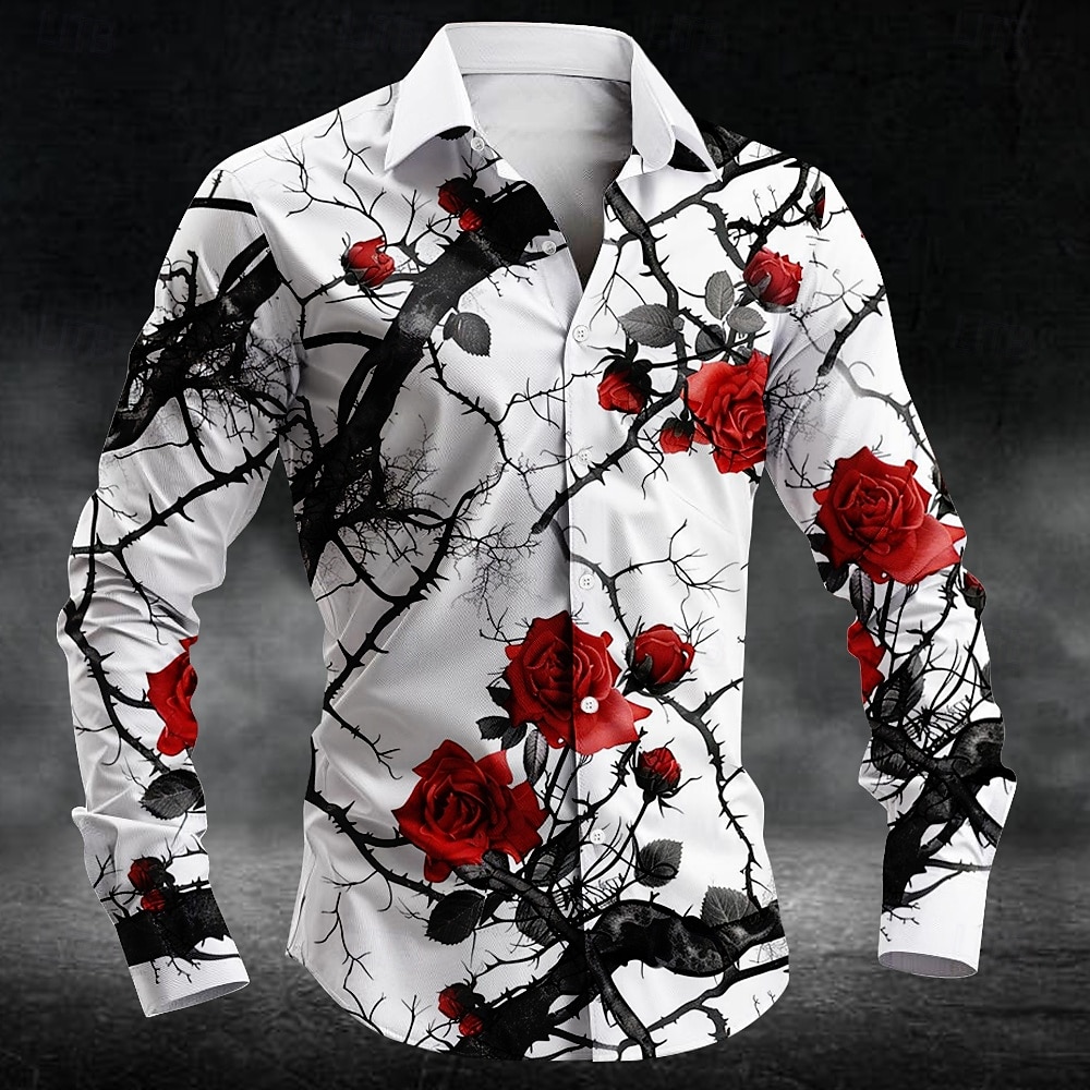 Mens Fashion Trend - Fashion plum blossom pattern 3d Print