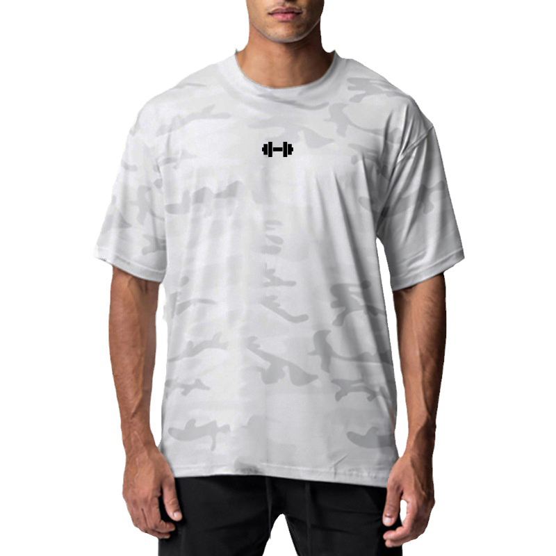 Camouflage Breathable Quick-dr - đánh giá và giá Muscle Tee Workout