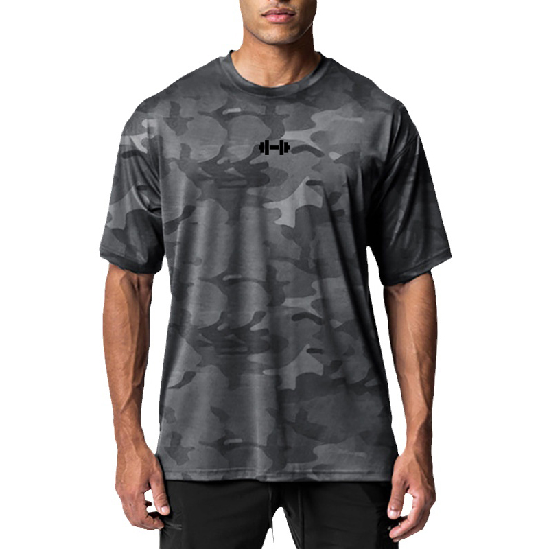 Camouflage Breathable Quick-dr - đánh giá và giá Muscle Tee Workout