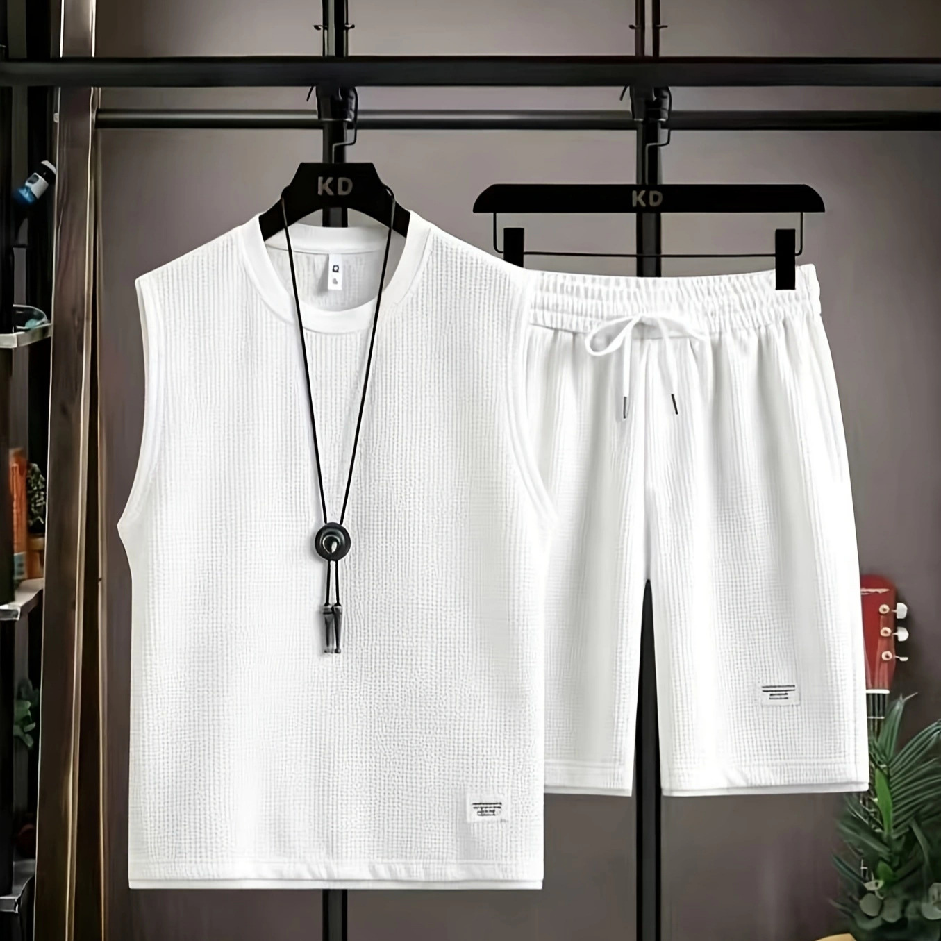 Summer men's vest sets high qu - đánh giá và giá Men'S Fashion