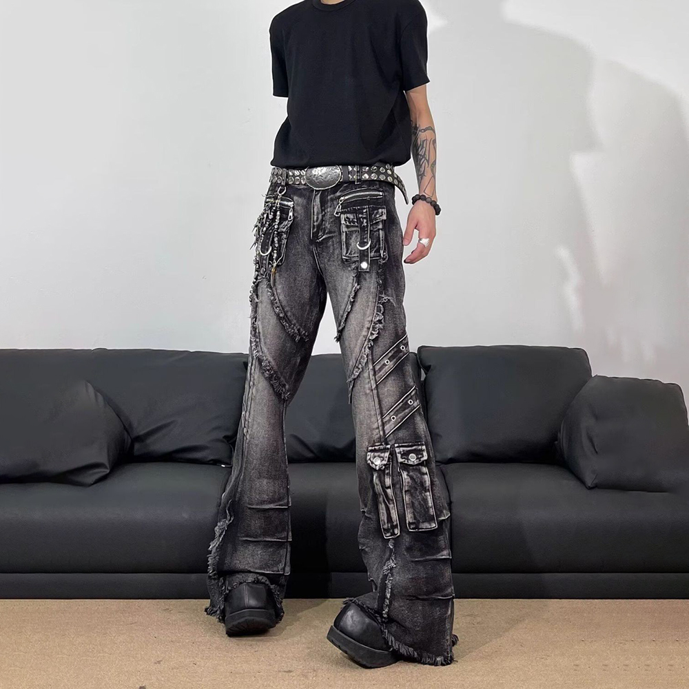 Mens Tassel Pocket Embellished - đánh giá và giá Men'S Fashion Jeans And Boots