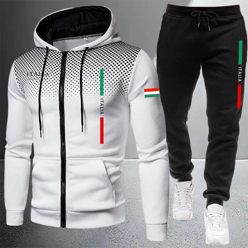 Men's Tracksuit Casual Zip Hoo - đánh giá và giá Mens Fashion Zip Up