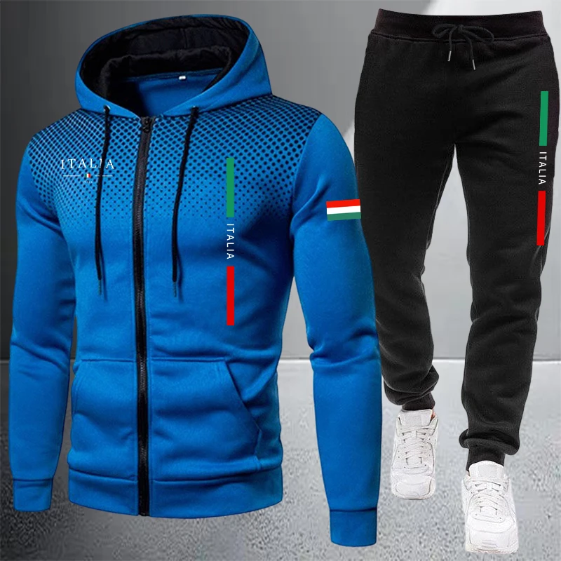 Men's Tracksuit Casual Zip Hoo - đánh giá và giá Mens Fashion Zip Up