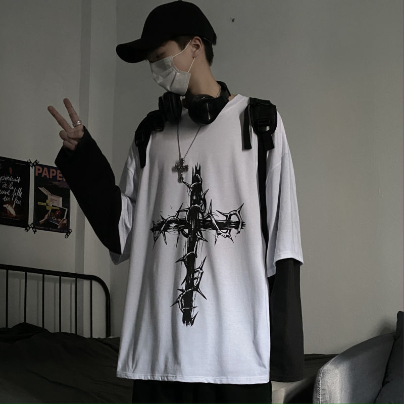 Grunge Quần Áo Nữ Dài Tay Emo  - đánh giá và giá Men'S Fashion Aesthetics
