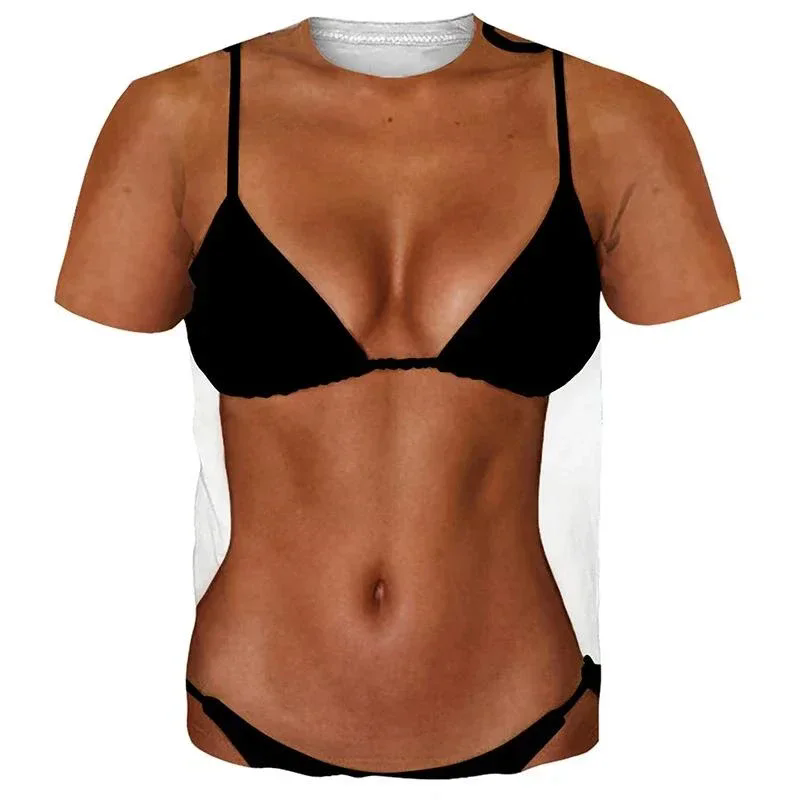 2024Funny Muscle Body 3D Print - đánh giá và giá Muscle Tee Workout