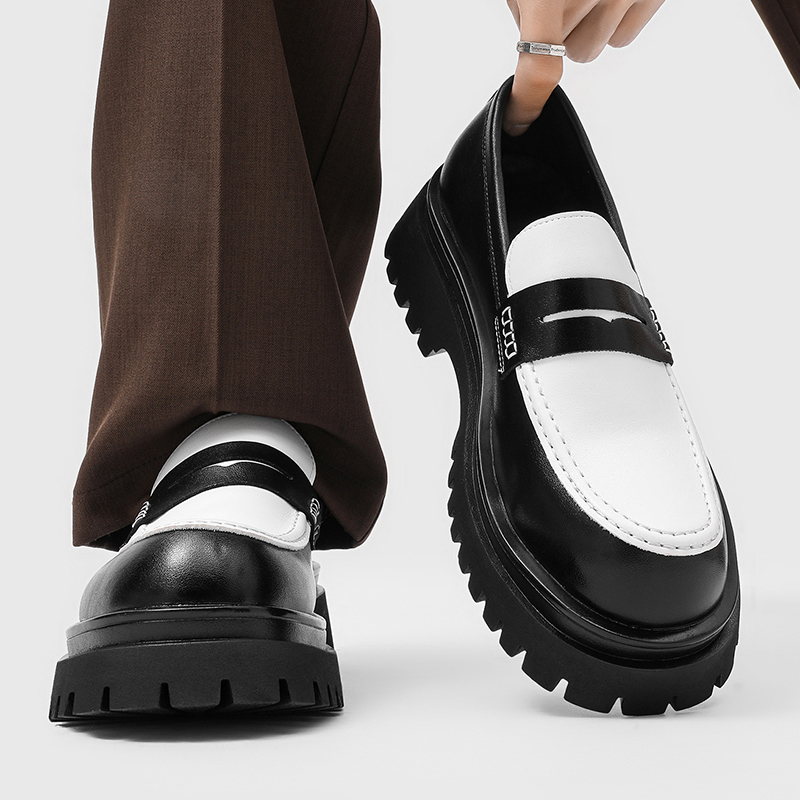 New Thick Soled Color Blocked  - đánh giá và giá Men'S Fashion For Wedding