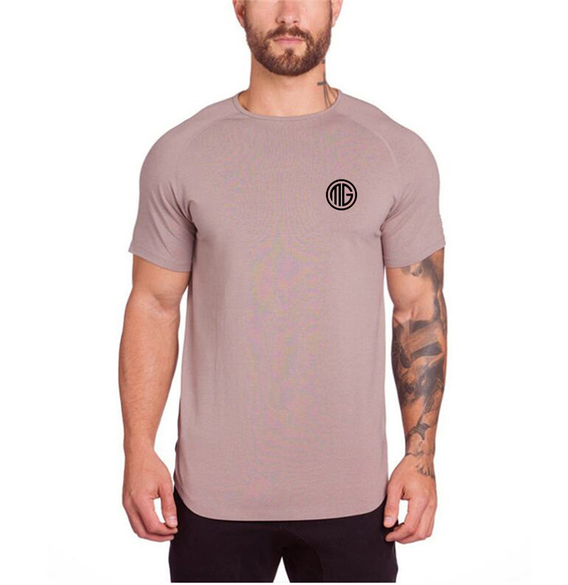 Summer Men Short Sleeve Cotton - đánh giá và giá Muscle Tee Workout