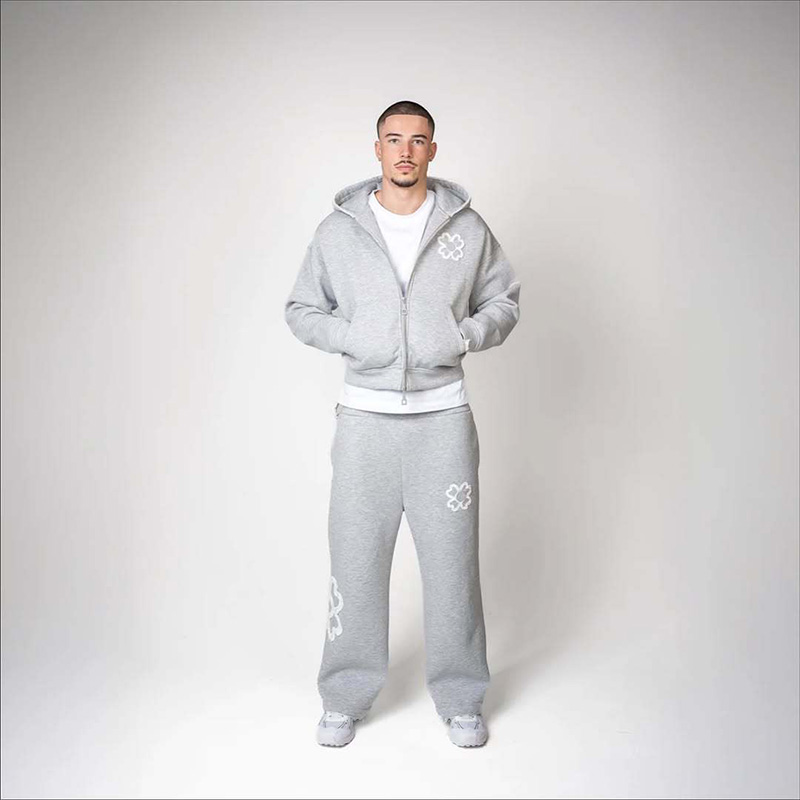Spring Autumn Oversized 4 Leaf - đánh giá và giá Mens Fashion Zip Up