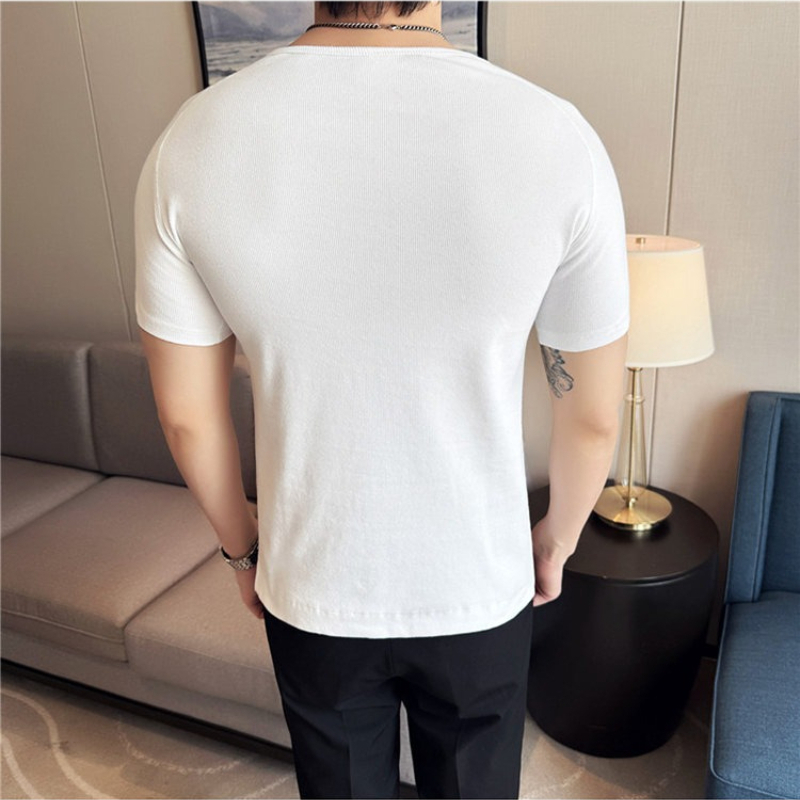 Men's Slim Fit Henley T-Shirt  - đánh giá và giá Muscle Tee Workout