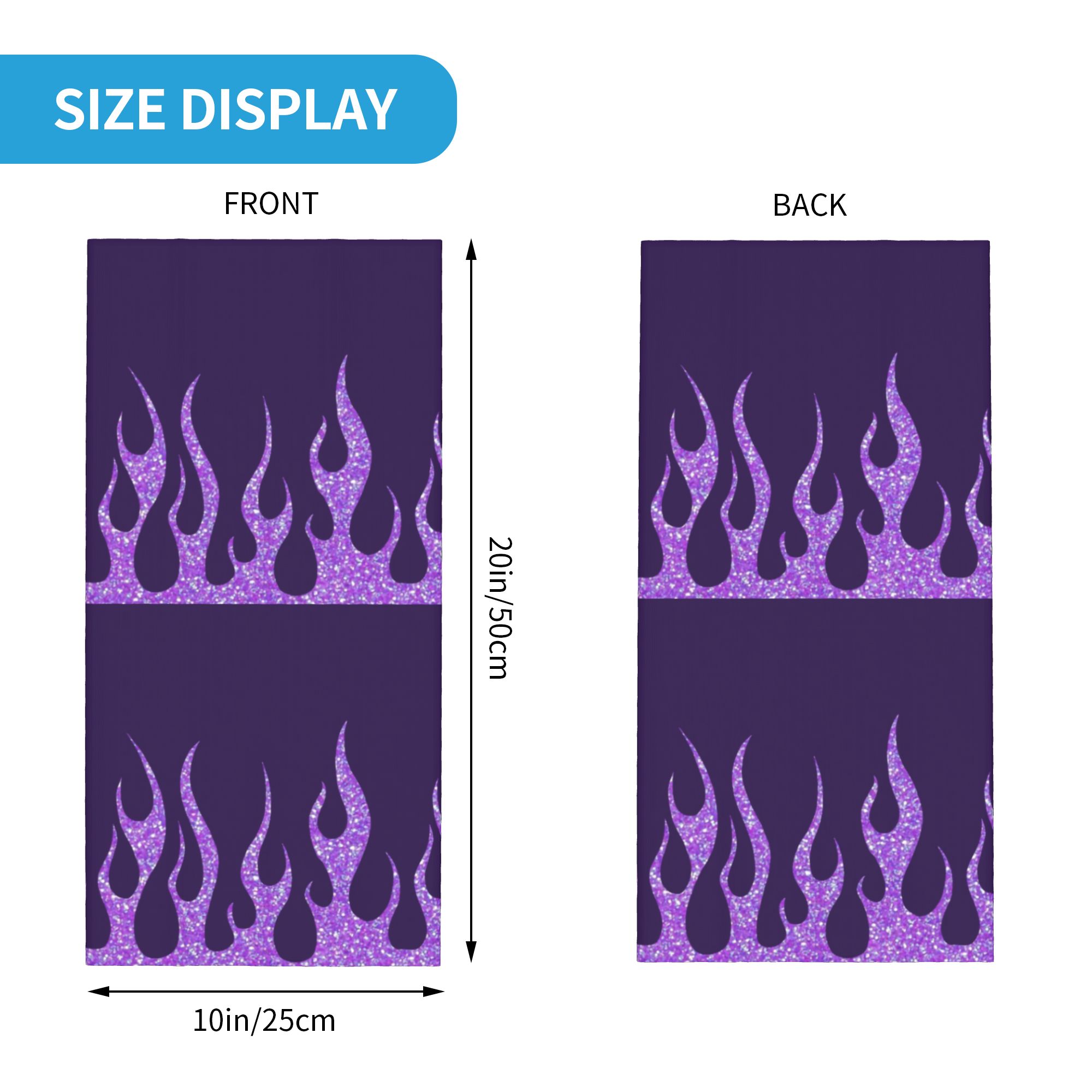 Custom Purple Glitter Flames B - đánh giá và giá Men'S Fashion Aesthetics