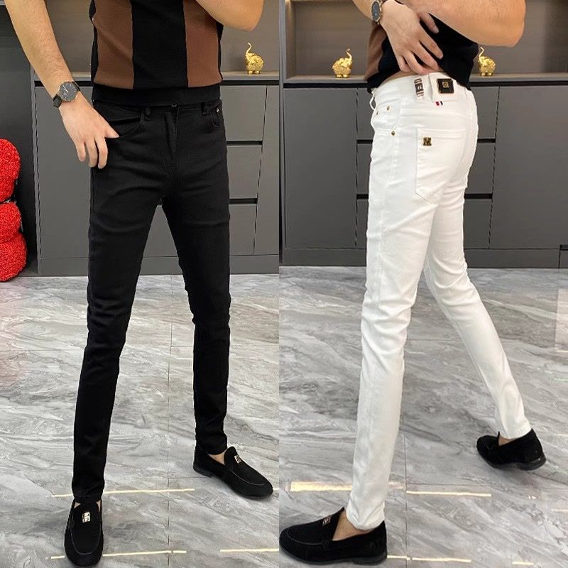 White Jeans Men's European Goo - đánh giá và giá Men'S Fashion Jeans And Boots