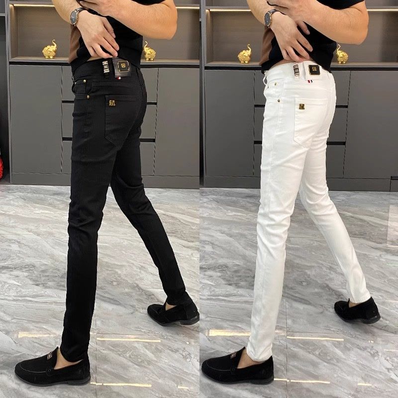 White Jeans Men's European Goo - đánh giá và giá Men'S Fashion Jeans And Boots