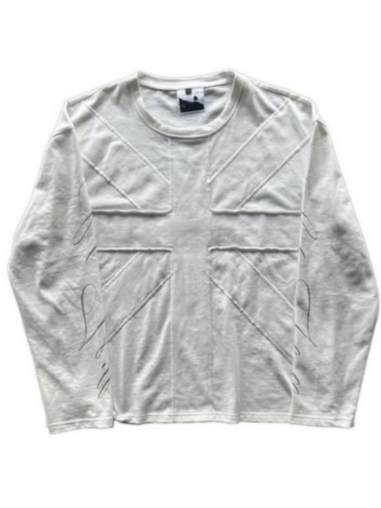Gothic cross print long sleeve - đánh giá và giá Men'S Fashion Aesthetics
