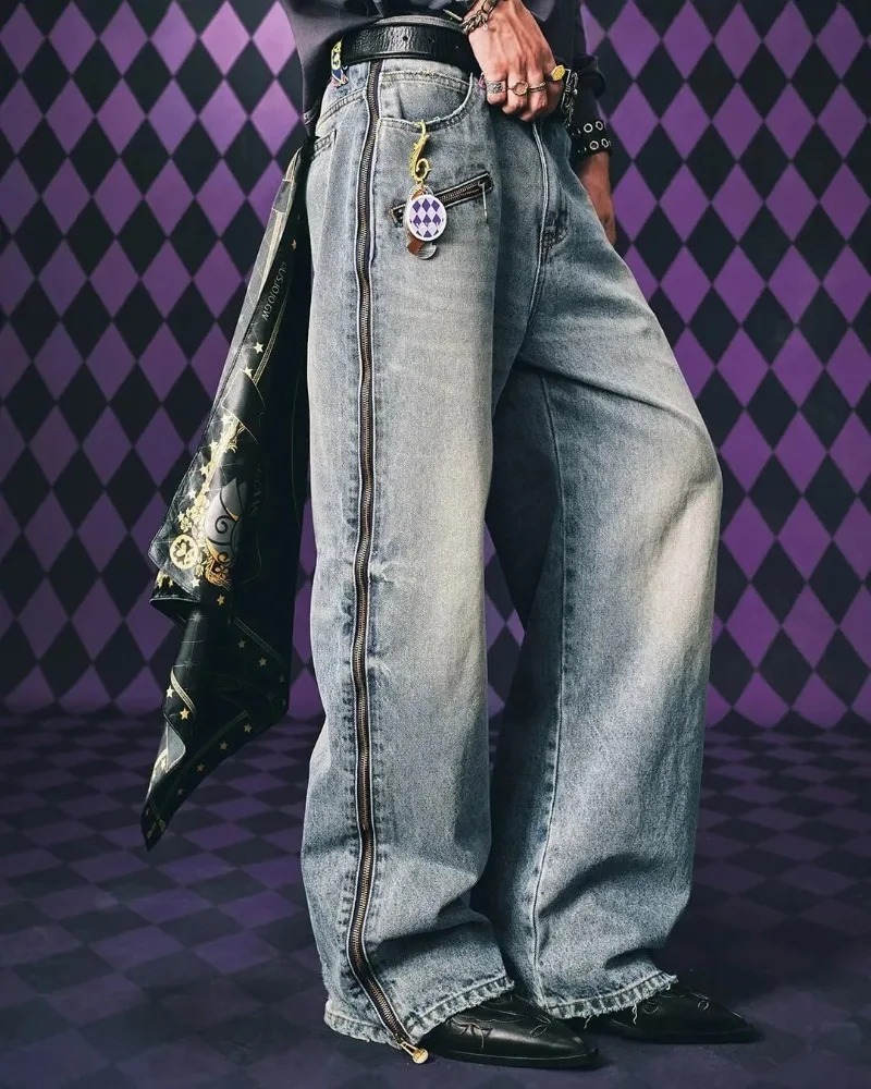 Y2K Streetwear Men Hip Hop Har - đánh giá và giá Mens Fashion Zip Up