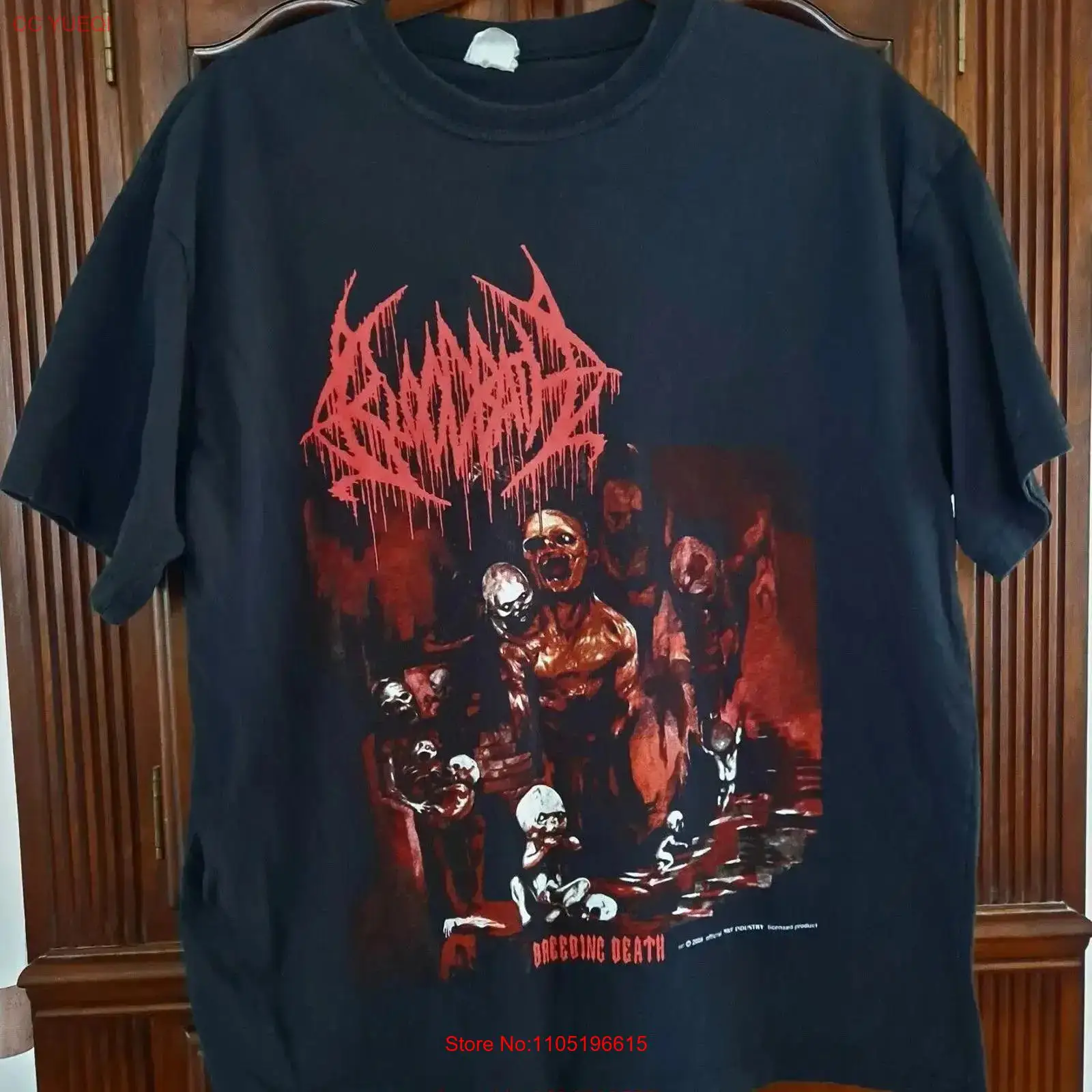 BLOODBATH Breeding Death T Shi - đánh giá và giá Men'S Fashion Xxl