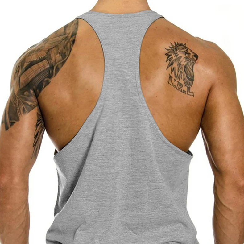 Men's Cotton Sleeveless Tees G - đánh giá và giá Muscle Tee Workout