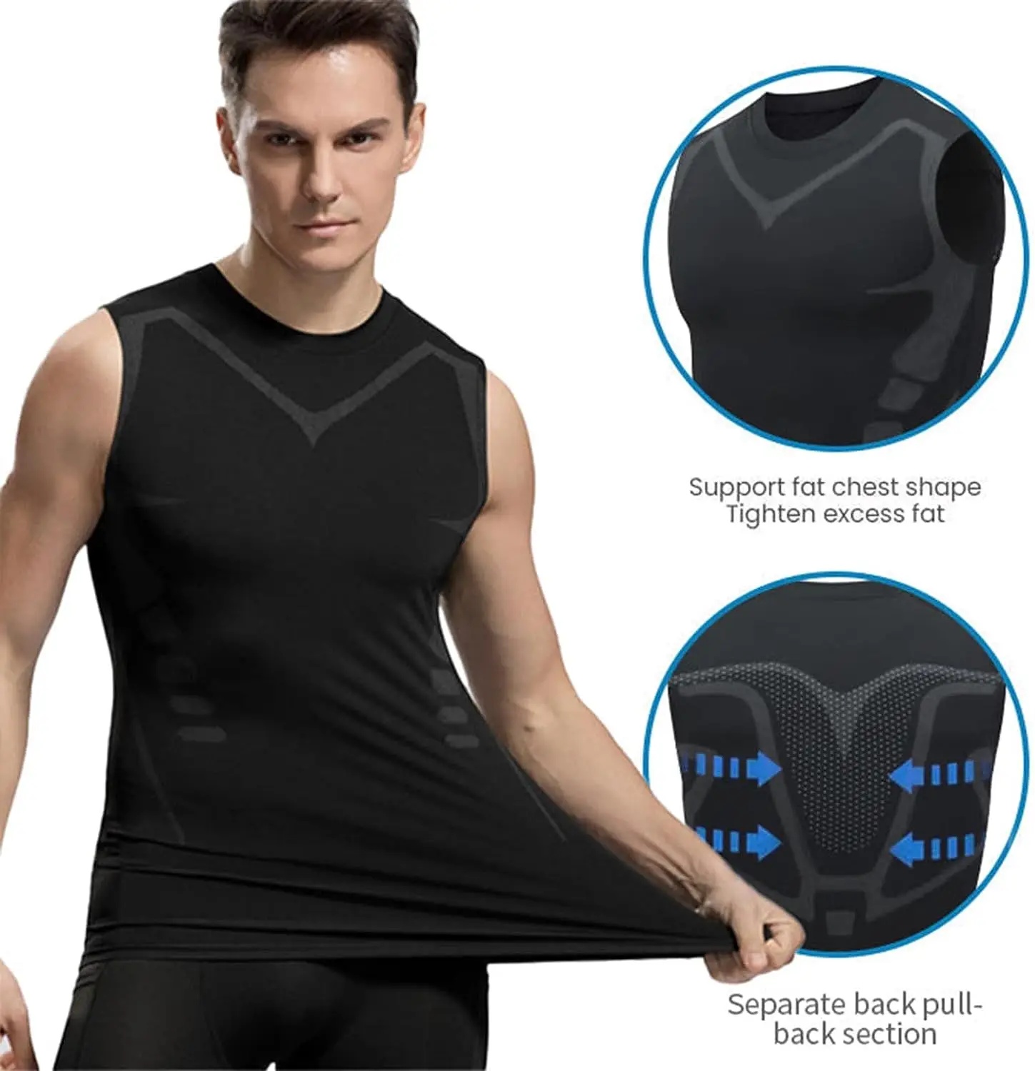 Compression Tank Top Men Gym S - đánh giá và giá Muscle Tee Workout