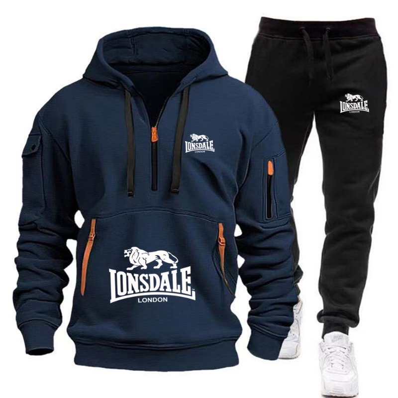 LONSDALE Men's Kangaroo Pocket - đánh giá và giá Mens Fashion Zip Up