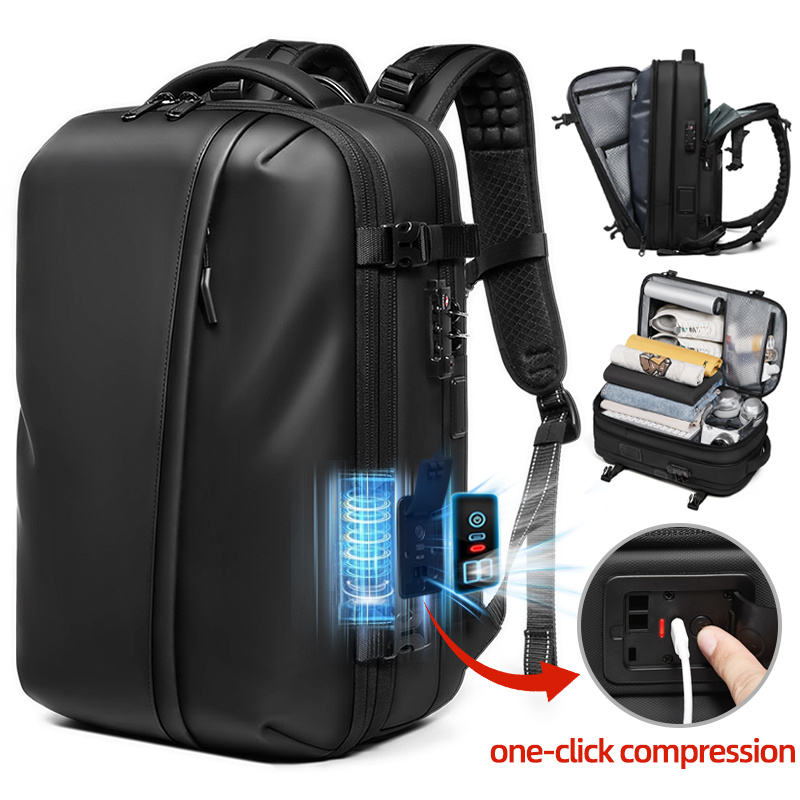 Men Travel Backpack One Click  - đánh giá và giá Mens Fashion Zip Up