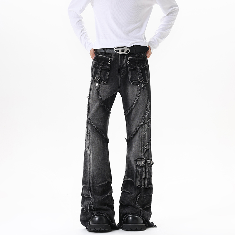 Men Personalized Street Jeans  - đánh giá và giá Men'S Fashion Jeans And Boots