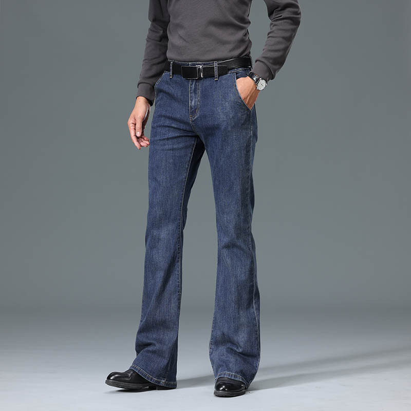 Denim Flared Jeans For Male Fl - đánh giá và giá Men'S Fashion Jeans And Boots