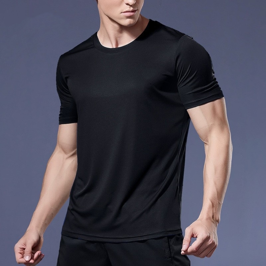 Quick-drying Men Running Shirt - đánh giá và giá Muscle Tee Workout